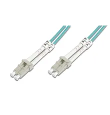 Digitus LC-LC Fiber Optik Patch Kablo, 2 metre, Multimode, Duplex, 50/125, OM3