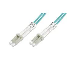 Digitus LC-LC Fiber Optik Patch Kablo, 20 metre, Multimode, Duplex, 50/125, OM3