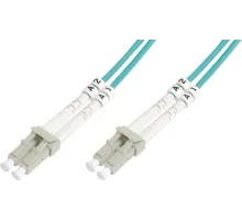 Digitus LC-LC Fiber Optik Patch Kablo, 3 metre, Multimode, Duplex, 50/125, OM3