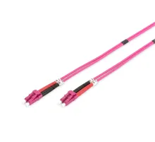 Digitus LC-LC Fiber Optik Patch Kablo, 5 metre, Multimode, Duplex, 50/125, LSZH, OM4 3.0mm