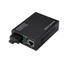 Digitus Media/Rate Converter, 10/100/1000Base-T - 1000Base-LX (Singlemode 10 km, SC)
