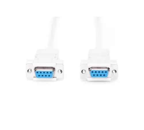 Digitus Modem Bağlantı Kablosu, D-Sub9 Dişi - D-Sub9 Dişi, 1.8 metre, vidalı, bej renk<br>
Digitus Zero-Modem connection cable, D-Sub9 F/F, 1.8m, snap-hoods, beige