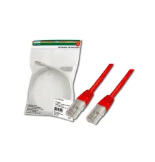 Digitus Patch Kablo, UTP, CAT. 5E, 10 metre, AWG 26/7, Kırmızı Renk, 3P sertifikalı