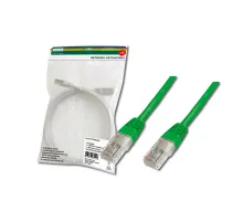Digitus Patch Kablo, UTP, CAT. 5E, 3 metre, AWG 26/7, Yeşil Renk, 3P sertifikalı