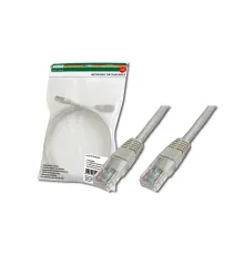 Digitus Patch Kablo, UTP, CAT. 5E, 7 metre, AWG 26/7, Gri Renk, 3P sertifikalı