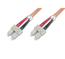 Digitus SC-SC Fiber Optik Patch Kablo, 1 metre, Multimode, Duplex, 62.5/125