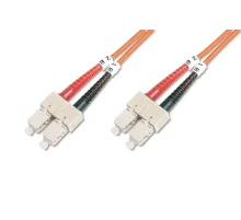 Digitus SC-SC Fiber Optik Patch Kablo, 2 metre, Multimode, Duplex, 50/125