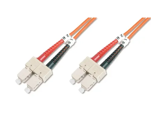 Digitus SC-SC Fiber Optik Patch Kablo, 2 metre, Multimode, Duplex, 50/125
