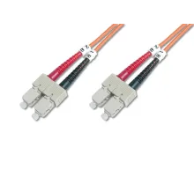 Digitus SC-SC Fiber Optik Patch Kablo, 2 metre, Multimode, Duplex, 62.5/125