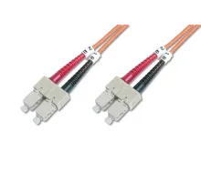 Digitus SC-SC Fiber Optik Patch Kablo, 3 metre, Multimode, Duplex, 62.5/125