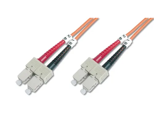 Digitus SC-SC Fiber Optik Patch Kablo, 3 metre, Multimode, Duplex, 62.5/125