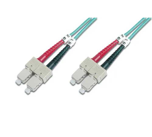 Digitus SC-SC Fiber Optik Patch Kablo, 5 metre, Multimode, Duplex, 50/125, OM3