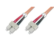 Digitus SC-SC Fiber Optik Patch Kablo, 5 metre, Multimode, Duplex, 62.5/125