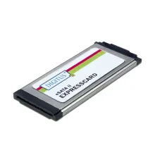 Digitus Serial ATA II PCMCIA Express Kartı, 1 x eSATA konnektör, ince tip Formfactor 34, chipset SiI3531