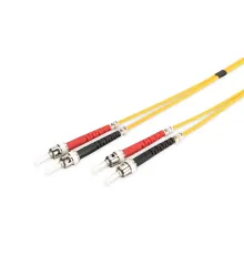 Digitus ST-ST Fiber Optik Patch Kablo, 2 metre, Singlemode, Duplex, 09/125
