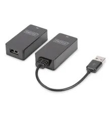 Digitus USB 1.1 Mesafe Uzatma Cihazı, CAT 6/6A/7 AWG23 S/FTP ya da F/FTP kablo kullanıldığında maksimum mesafe 45 metre