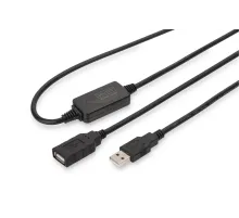 Digitus USB 2.0 Repeater / Uzatma Kablosu, USB A erkek / A dişi, 10 metre<br>
Digitus USB 2.0 Active Extension Cable