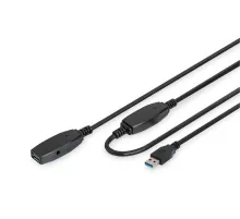 Digitus USB 3.0 USB Repeater / Uzatma Kablosu, 15 metre<br>Digitus Active USB 3.0 extension cable, 15 m