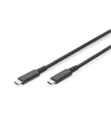 Digitus USB 4.0 Bağlantı Kablosu, USB Tip C <-> USB Tip C, maksimum çözünürlük 8K@30Hz, PD3.0, 40Gbits/s, 0.8 metre, siyah renk<br>
Digitus USB 4.0 Connection Cable, Type - C to Type - C, maximum resolution 8K@30Hz, PD3.0, 40Gbits/s, 0.8m, bla