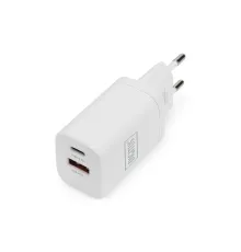 Digitus USB Şarj Cihazı, 1 x USB Tip-C™ (PD) / 1 x USB A (QC), 30W<br>
Digitus USB Charger 1 x USB Type-C™ (PD) / 1 x USB A (QC), 30W