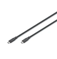 Digitus USB Silikon Bağlantı Kablosu, USB 20Gbps, USB 4.0 Gen2, 20G, 240W, 8K, 2 metre, 
siyah renk<br>
Digitus USB Silicone Cable, USB 20Gbps, USB-C - USB-C 2m, USB 4.0 Gen2, 20G, 240W, 8K, 2m, black