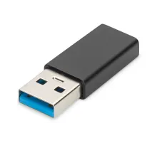 Digitus USB Tip C™ Adaptörü, USB Tip A Erkek <-> USB Tip C Dişi, 3A, 5GB (Super Speed), USB 3.0, siyah renk<br>
Digitus USB Type-C Adapter, Type A to C M/F, 3A, 5GB, 3.0 Version, black