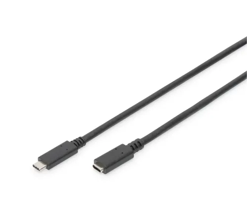 Digitus USB Tip C Gen2 Uzatma Kablosu, Tip-C Erkek <-> Tip-C Dişi, 0.7 metre, Gen2, 5A, 10GB, 3.1 Versiyon, siyah renk<br>
Digitus USB Type-C Gen2 Extension Cable, Type-C Male to Type-C Female, 0.7m, Gen2, 5A, 10GB, 3.1 Version, black