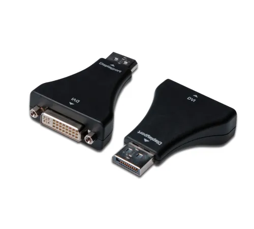 DisplayPort (DP) <-> DVI-I  Adaptörü, DP Erkek - DVI-I (24+5) Dişi