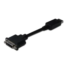 Digitus DisplayPort Adaptör Kablosu, DP Erkek <-> DVI (24+5) Dişi, 0,15 metre, kilit mekanizmalı, DP 1.1a uyumlu, siyah renk<br>
Digitus DisplayPort Adapter Cable, Type DP - DVI (24+5) M/F, 0.15m, w/interlock, DP 1.1a , black