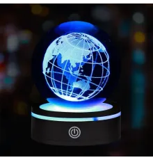 Dünya Tasarımlı Usb li Dönen Cam Küre