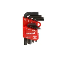 120 mm 10 Parça Alyan Seti Siyah