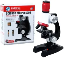 Eğitici Mikroskop Kiti Zoom Led Işıklı 100X 400X 1200X St1200X