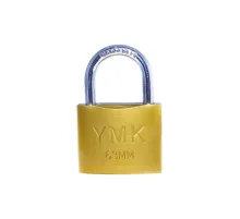 Eko Sarı Boyalı Kısa Kancalı Asma Kilit 50mm