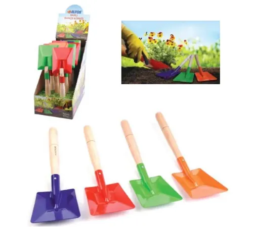 Mini Bahçe Küreği - Saplı 12x14cm