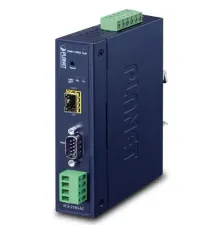 Endüstriyel 1-port RS232/422/485 Serial Device Server<br>
1-Port 100BASE-FX SFP<br>
-40~75 derece C<br>
Industrial 1-port RS232/422/485 Serial Device Server with 1-Port 100BASE-FX SFP (-40~75 degrees C)