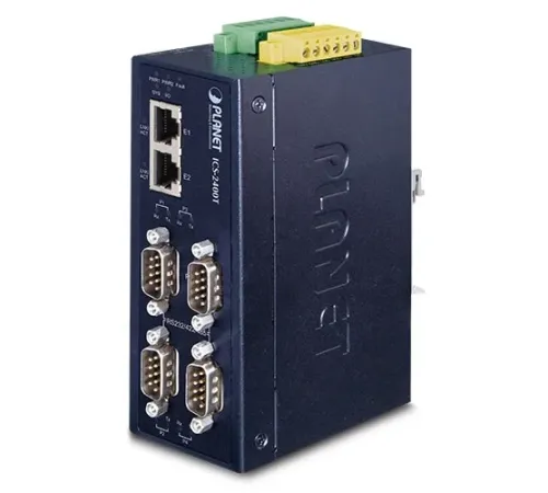 Endüstriyel 4-port RS232/RS422/RS485 Serial Device Server<br>
Industrial 4-port RS232/RS422/RS485 Serial Device Server
