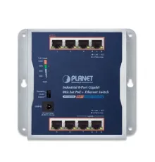 Endüstriyel Duvar Tip Yönetilemeyen PoE+ Switch (Industrial 8-Port 10/100/1000T 802.3at PoE+ Wall-mounted Gigabit Ethernet Switch)<br>
8-Port 10/100/1000Base-T IEEE 802.3at/af PoE+ Injector (Port başına 30.8 watt) (PoE Güç Bütçesi maks. 120 Watt)