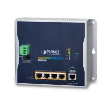 Endüstriyel Duvara Monte Edilebilen Gigabit Router (Industrial Wall-mount Gigabit Router)<br>
4-Port 802.3at PoE+