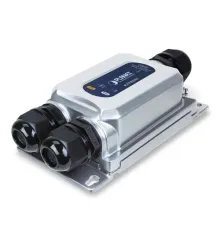 Endüstriyel Media Converter<br>
SFP <-> 10/100/1000BASE-T 802.3at PoE+<br>
IP67<br>
Industrial IP67 1000BASE-X SFP to 10/100/1000BASE-T 802.3at PoE+ Media Converter