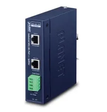 Endüstriyel Tek Port 10/100/1000Mbps 802.3bt PoE++ Splitter<br>
Industrial Single-Port 10/100/1000Mbps 802.3bt PoE++ Splitter