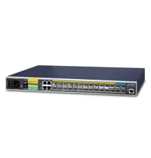 Endüstriyel Tip Yönetilebilir Ethernet Switch (Industrial Managed Ethernet Switch)<br>
L3<br>
14-Port 100/1G SFP (4 adet TP+ Paylaşımlı)<br>
10-Port 1G/2.5G SFP+<br> 
4-Port 10G SFP+
