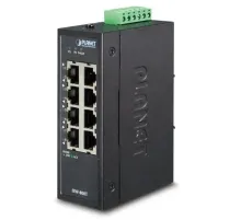 Endüstriyel Tip Yönetilemeyen Kompakt Ethernet Switch (Industrial Unmanaged Ethernet Switch)<br>
8-Port 10/100Base-TX <br>
IP30, 40~75 Derece C