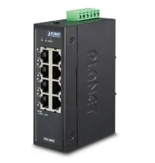 Endüstriyel Tip Yönetilemeyen Kompakt Ethernet Switch (Industrial Unmanaged Ethernet Switch)<br>
8-Port 10/100Base-TX <br>
IP30, 40~75 Derece C