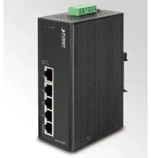 Endüstriyel Tip Yönetilemeyen PoE Switch (Industrial Unmanaged PoE Switch)<br>
5-Port 10/100Base-TX (Port-1 ila Port-5 arası)<br>
4-Port 10/100TX IEEE 802.3af/at PoE+ Injector (Port-1 ila Port-4 arası) (Standart mod: Port başına 36 watt) (Exte