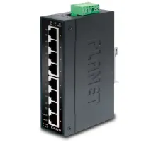Endüstriyel Tip Yönetilemeyen Switch (Industrial Unmanaged Switch)<br>
8-Port 10/100/1000Mbps<br>
IP30, -40~75 Derece C