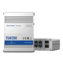 Endüstriyel Yönetilemeyen PoE+ Gigabit Switch (Industrial Unmanaged PoE+ Gigabit Switch)<br>
8 x 10/100/1000 IEEE 802.3at/af PoE+ port (Port 1 - 8) (Port başına 30 watt) (PoE Güç Bütçesi maks. 240 Watt)<br>
2 x SFP port