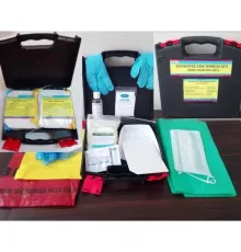 Enfeksiyöz Atık Temizleme Kiti 4 Kullanımlıdır
