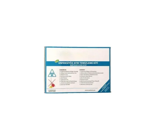 Enfeksiyöz Atık Temizlik Kiti (2 kullanım) (Body fluid spill kit TdrTR