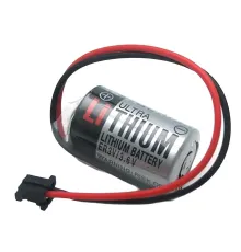 ER3V 3.6V 1/2AA Size Pil - Siyah Soket