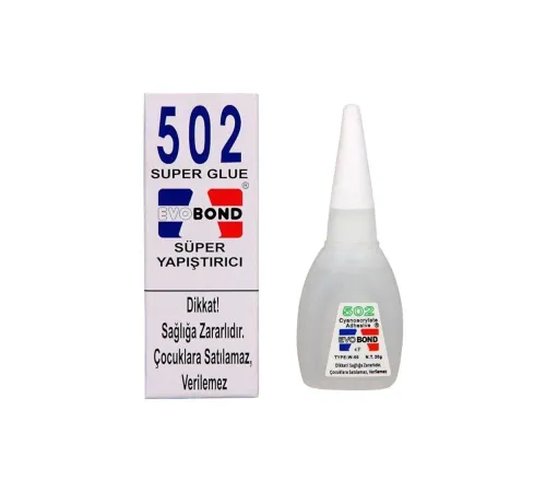 EvoBond 502 Japon Yapıştırıcısı Süper Glue 20 Gr